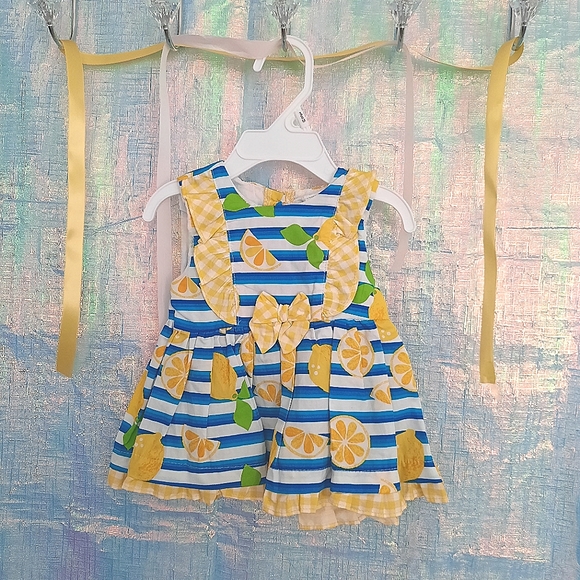 Baby Girl's Dress with Matching Bottom - Picture 1 of 3